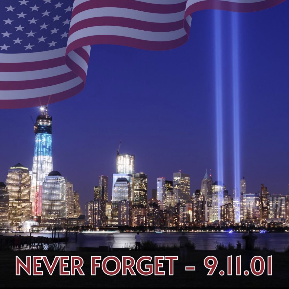 On this day, we remember those lost on 9.11.01. Never forget. 🇺🇸#PatriotDay #USA