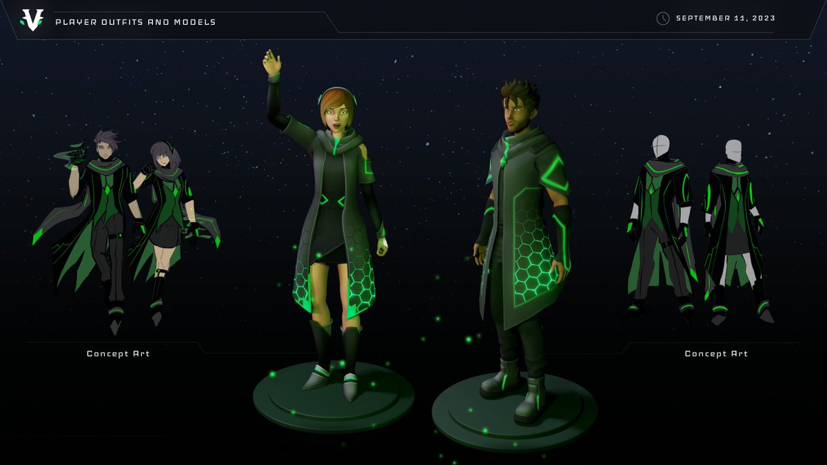 LegendsOfVenari's tweet photo. 🔍 Seekers have chosen and Nyrie's exclusive sneak peek is here.

Now, behold the newest character outfits and models!

Full scoop on the 13th, stay tuned 👀 https://t.co/BcqjqKj0cY