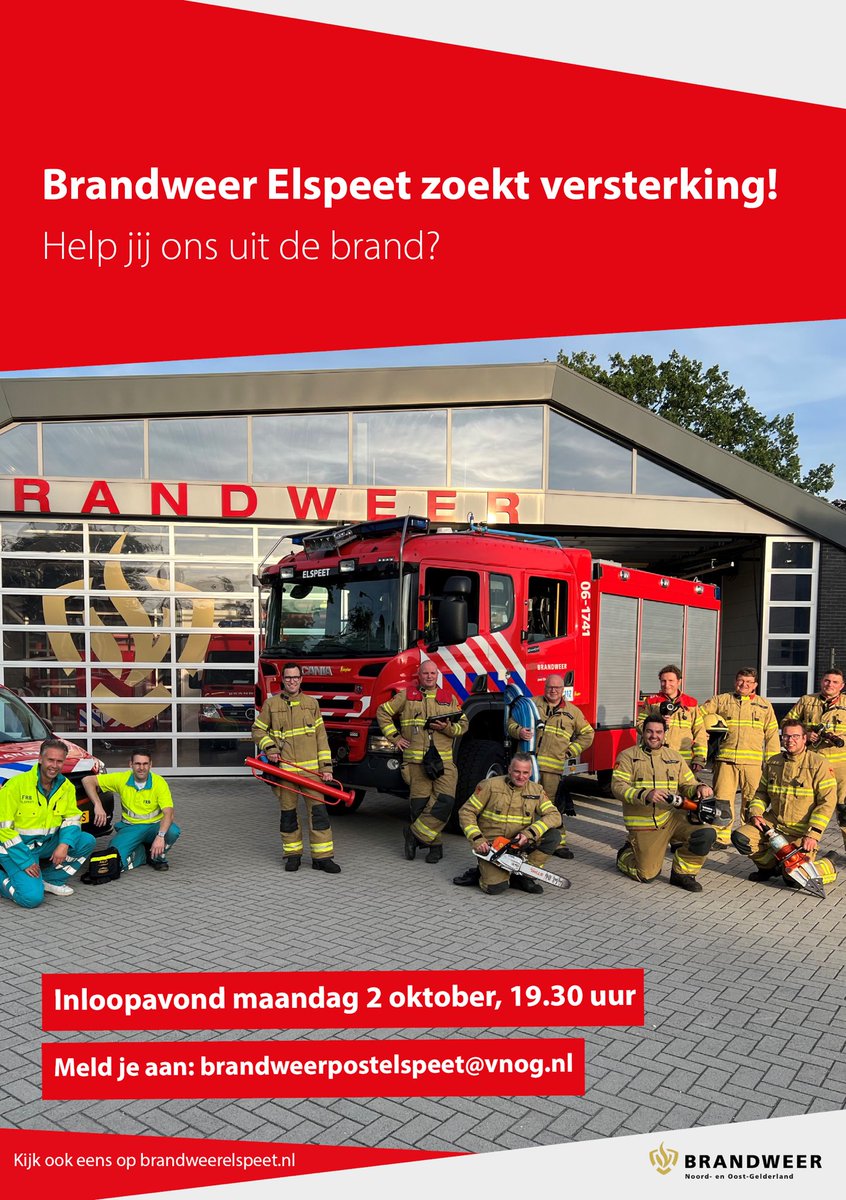Zien we jou maandagavond 2 oktober? Heel graag!