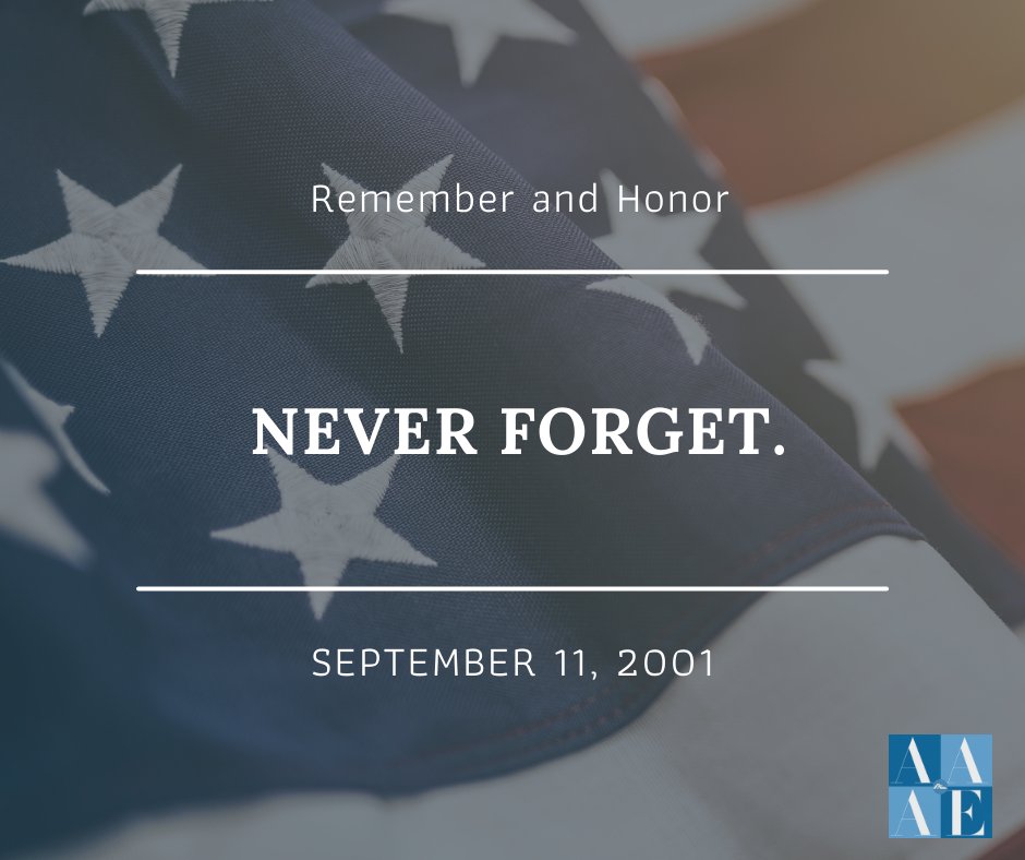 Today, we pause to honor the brave souls we lost on September 11th, 2001. On this day we remember the lives that were tragically taken, and honor those who responded. Thank you to the aviation professionals who continue to prioritize our safety. #neverforget.