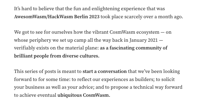 misangmadrid's tweet photo. 💪Good to see all our hard work for @AwesomWasm, #HackWasm Berlin, and #Sylvia inspire our @CosmWasm community. 

🏗️Check it out, https://t.co/PNQU1RLNjE building CosmWasm dApps framework!
⏭️https://t.co/MY0N1qXGE7 https://t.co/Gy1qwGVbNW