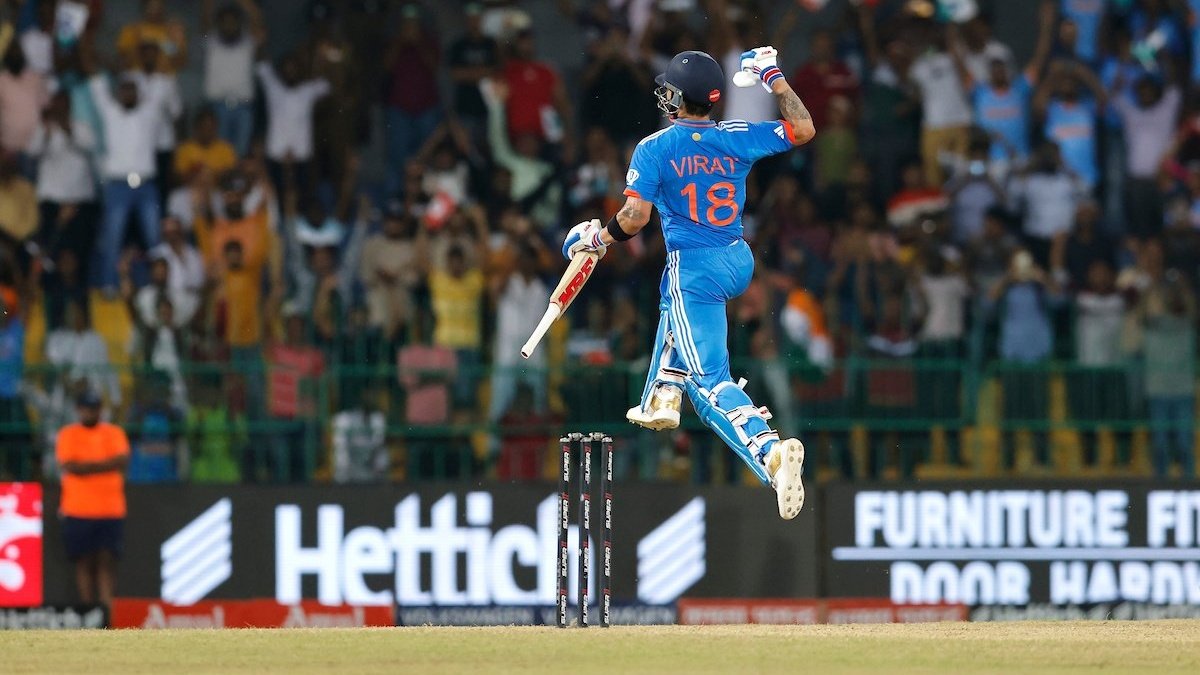 sachiinpatel's tweet photo. King Virat Kohli. That's the Tweet. 👑🐐 https://t.co/acC50mGEDm