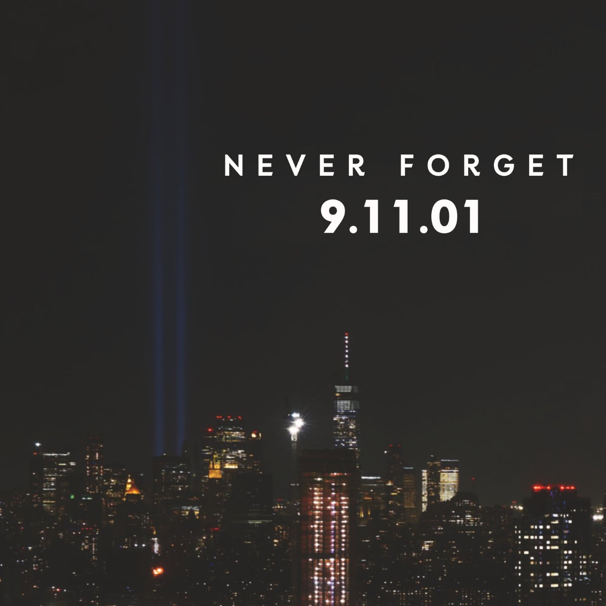 We will never forget the lives lost and the heroism displayed on this solemn day 22 years ago. #NeverForget #September11