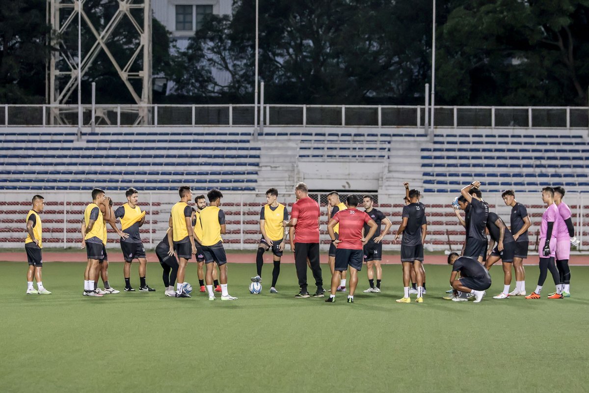 philfootball's tweet photo. All set for tomorrow's friendly match against Afghanistan! ๐ช๐ป๐ต๐ญโฝ๏ธ
#PHIMNT #LabanPilipinas #ParaSaBayan https://t.co/35Xufbewv2