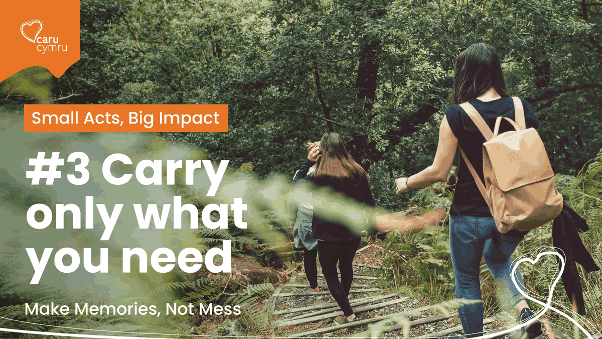 Keep_Wales_Tidy's tweet photo. Small Acts, Big Impact! 💚
When adventuring in Wales, hope you’ve remembered to bring a bin bag, take a reusable cup and take your rubbish home 🚯🥤🏠
https://t.co/KHV3xb35nK
#MakeMemoriesNotMess #CaruCymru https://t.co/5XUhGrW4ZY