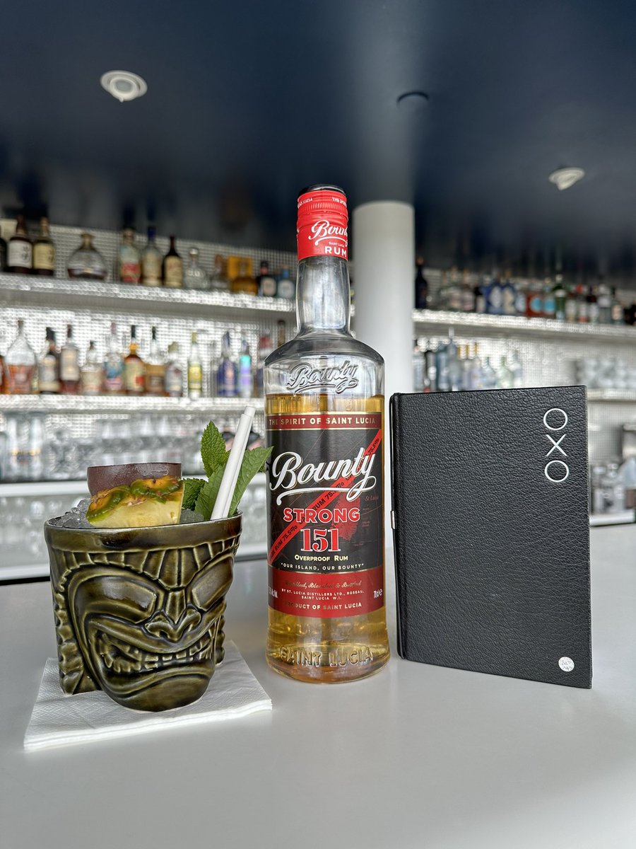 Bounty 151 is OFFICIALLY on the bar at @HarveyNichols @OXO_Tower! Order up a cocktail for your Saint Lucian pleasure 🇱🇨