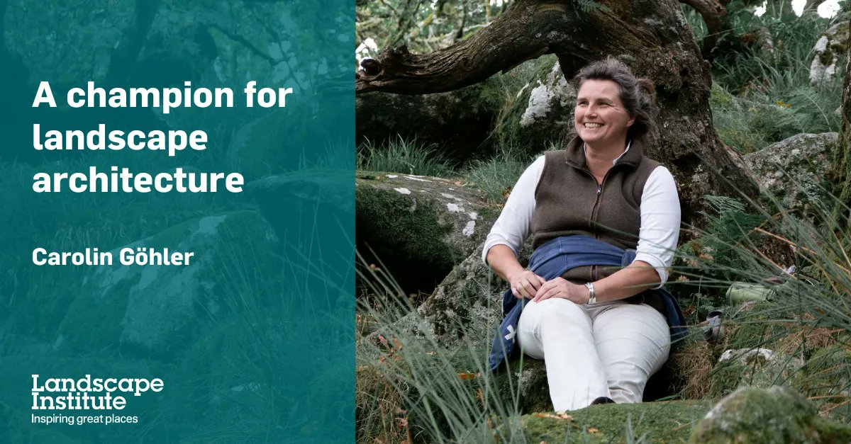 As President Elect of the Landscape Institute, Carolin Göhler is looking to be an ambassador for the profession. Discover her personal vision in the latest edition of Landscape.

Read the article here: buff.ly/3EvkdYl 

#landscapearchitecture #landscapedesign #placemaking