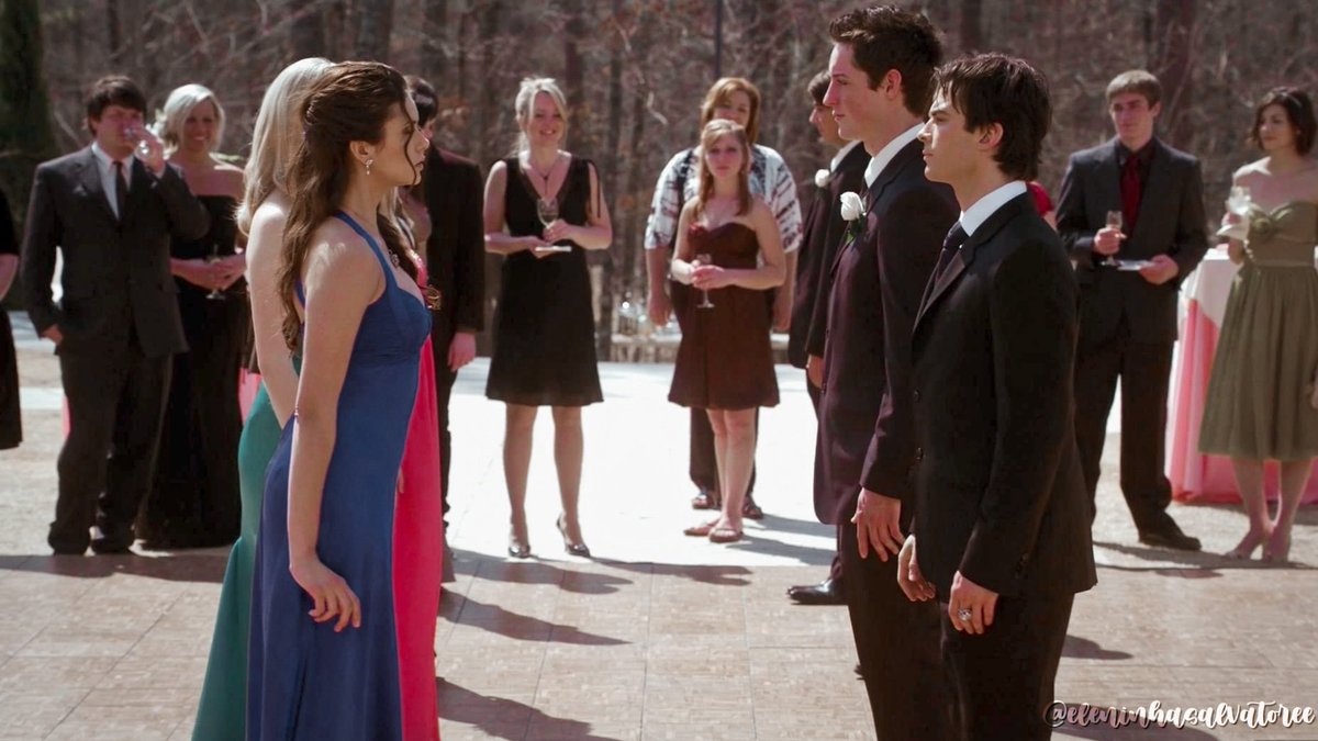 Damon and Elena made history at the Miss Mystic Falls Ball