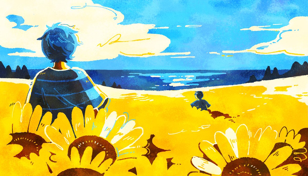 moti7227's tweet photo. #蘭たんの絵 🎃🌻 https://t.co/T7frW8ldfG