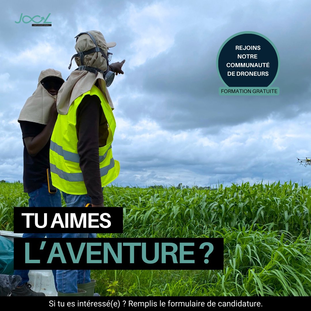 🌾 Deviens télépilote et pars à l'aventure ! 🚀

🤩 Formation gratuite à la clef !
Inscris-toi dès maintenant 👇 Remplis le formulaire de candidature suivant : 

docs.google.com/forms/d/e/1FAI…

#Drone #Telepilote #Campagne #AgTech #SmartAgriculture #Agriculturedeprecision