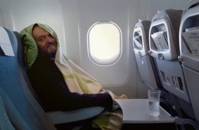 Arvo Pärt on a plane.

Happy Birthday, Arvo Pärt!