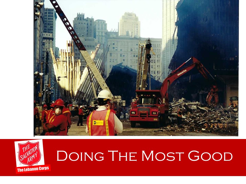 Today September 11 – a day that has forever changed our lives  Let us take a moment to honor those who answered the call --Like our OWN EDS Canteen --on that fateful day and responded at Ground Zero. Let us never forget. #NeverForget #9/11 🇺🇸🗽