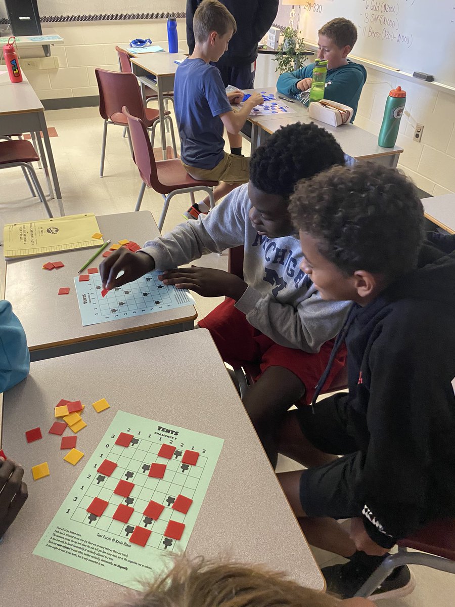 MrsSaturno's tweet photo. Loving the #first20days of math, especially the tent challenge! @FalconFeat https://t.co/zo1KMDmanN