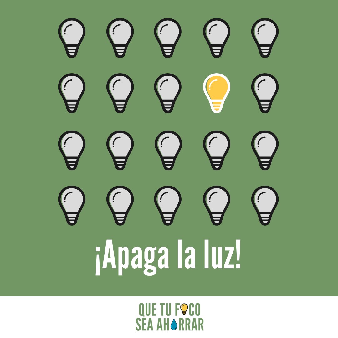 Un bombillo encendido sin necesidad no es un acto de buena energía.

¡Únete a #ElFocoEsAhorrar y haz que cada acción cuente! 💧🌱

<a href="/Acolgen/">ACOLGEN</a>

#RecursosResponsables #FuturoSostenible