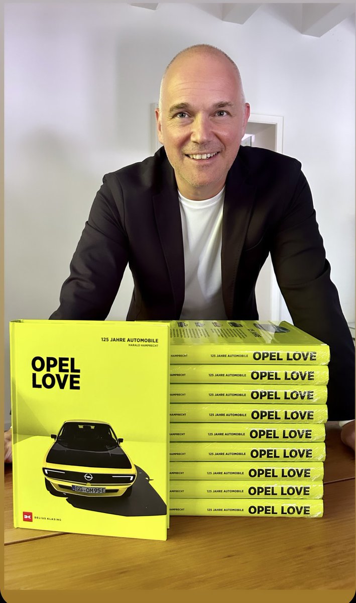 You got to love what you do!
Ich liebe es zu schreiben. 

@DeliusKlasing hat mir erneut das Vertrauen geschenkt - mit Blick auf unser schönes Jubiläum im Jahr 2024: 

#Opel #Love - 125 Jahre #Automobile!

Jetzt ist das Ergebnis im Buchhandel: 

shop.delius-klasing.de/opel-love-p-20…