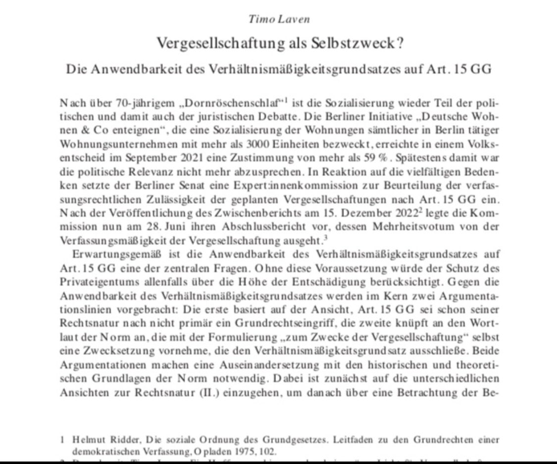 Warum der Verhältnismäßigkeitsgrundsatz auf Art. 15 GG anwendbar ist, das einer progressiven Auslegung aber nicht entgegensteht, durfte ich in der aktuellen <a href="/KritischeJustiz/">Kritische Justiz</a> behandeln. Es freut mich sehr, erstmalig selbst für eine meiner Lieblingszeitschriften zu schreiben.