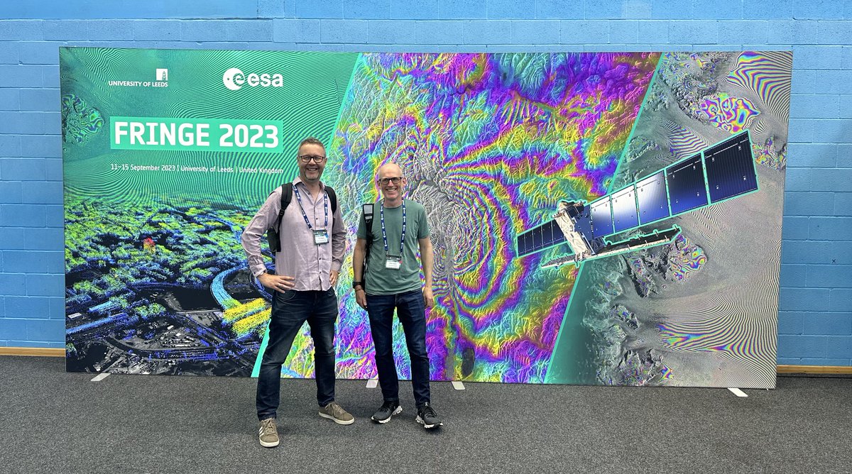 We're thrilled to welcome #Fringe2023 to the University of Leeds. Stop by our booth in the exhibition space, where we'll share insights into how we utilise InSAR in various academic and business contexts. @esa #inSAR #remotesensing #fringe #geodesy #satellitetechnology