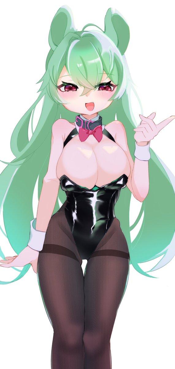 デカ乳ケモミミテカテカバニーさん(情報過多) 