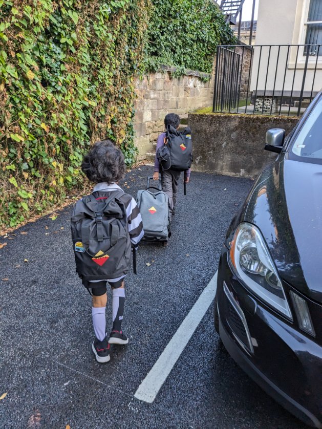 My boys are *so* proud of their Madlug school bags, and (I emphasise *my*) rolling cabin bag for a residential for the older one. @wearemadlug They'll explain why we got them to anyone who'll listen.