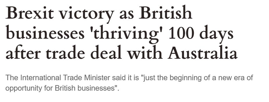 Our founder @JuliannePonan has been featured in a recent article with the @Daily_Express about the recent trade deal made with Australia! Give it a read here - express.co.uk/news/politics/…