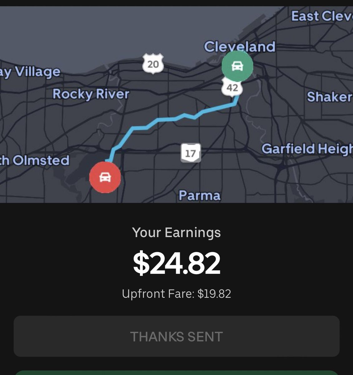 #Uber charged the rider 89 dollars. Paid the driver….#UberIsAScam