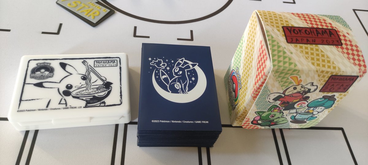 Got my deck+tools stolen on a league cup a week ago but <a href="/Stratioz/">Elias S</a> brought me some nice gifts from japan as perfect replacement.

Made top4 in another cup yesterday, with cards borrowed from <a href="/T34S3R/">Inzane Teaser</a>.

It's amazing to have such good friends and beeing part of this testing group. 🥰