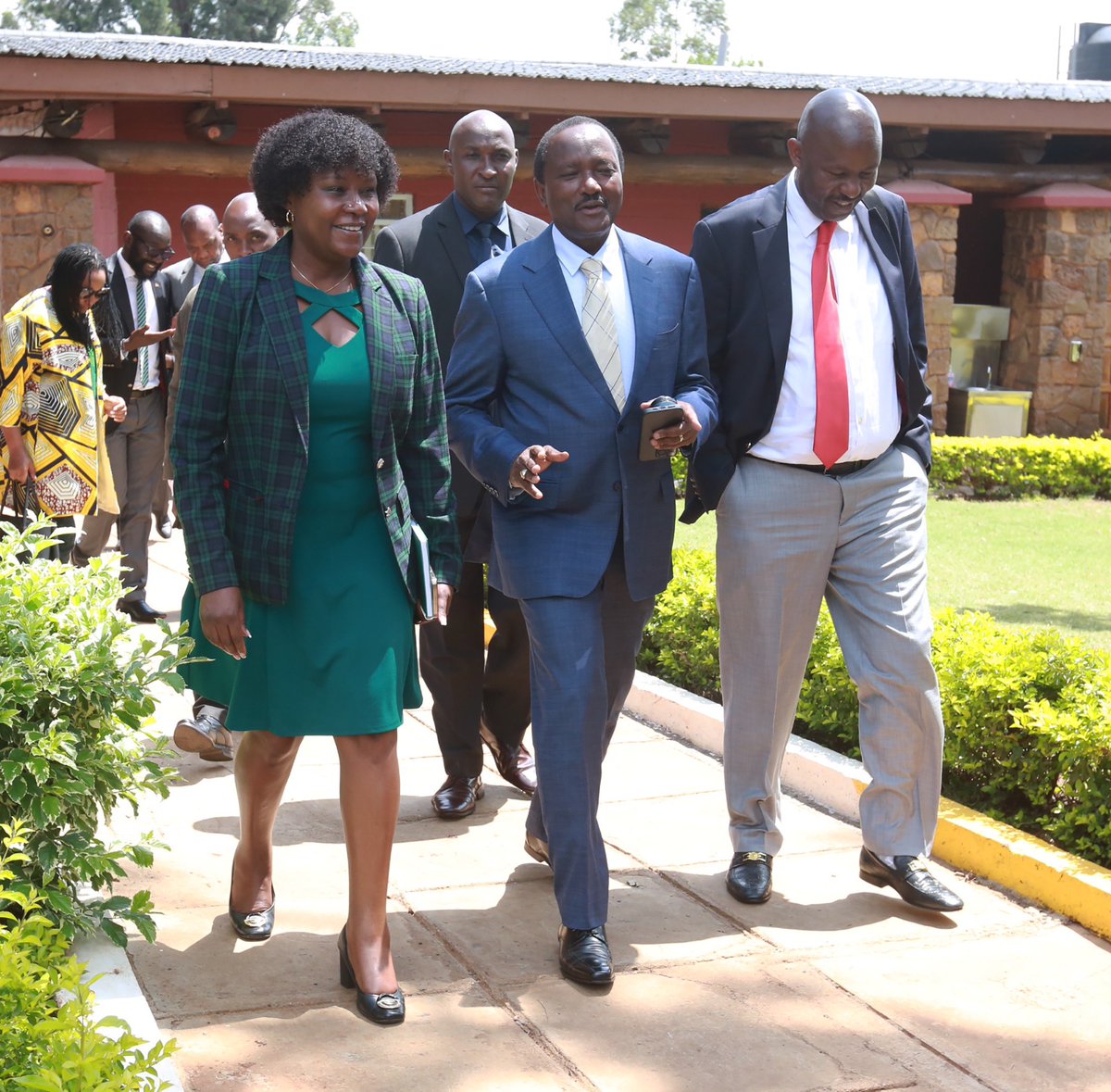 skmusyoka's tweet photo. We are back to Bomas of Kenya following a week - long recess allowing members of the National Dialogue Committee to participate in the landmark African Climate Action Summit.
We also received Memorandums from various organisations that have been keenly following the progress of the Bipartisan talks.
