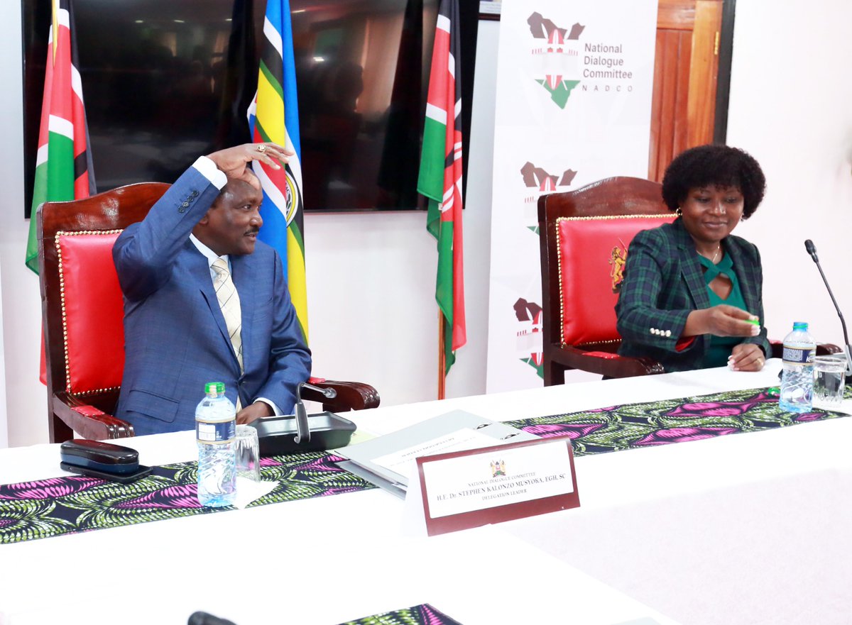 skmusyoka's tweet photo. We are back to Bomas of Kenya following a week - long recess allowing members of the National Dialogue Committee to participate in the landmark African Climate Action Summit.
We also received Memorandums from various organisations that have been keenly following the progress of the Bipartisan talks.