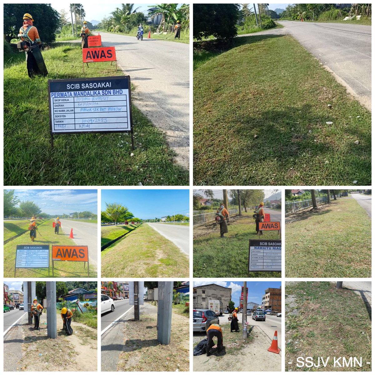 ssjv_kemaman's tweet photo. Update : 11/09/2023 (ISNIN)

Team R03 , Kerja-Kerja memotong rumput di laluan-laluan negeri di daerah Kemaman, Terengganu.

@jkrkemaman
@JKRTerengganu
@sasoakai
 
#SSJV
#SasoakaiResources
#YOURSAFETYISOURTOPPRIORITY https://t.co/ekY6wv7zxW
