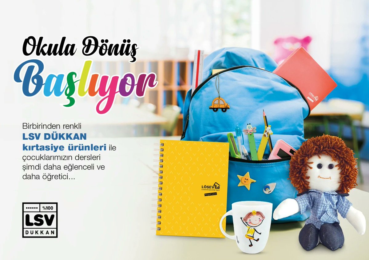 Bugün yeni eğitim-öğretim dönemi başlıyor🥳 Kırtasiye malzemelerinden sağlıklı atıştırmalıklara, çocuklarımız için her şeyin en iyisini isteyen annelerin ellerinden okul ürünleri lsvdukkan.com 'da📚