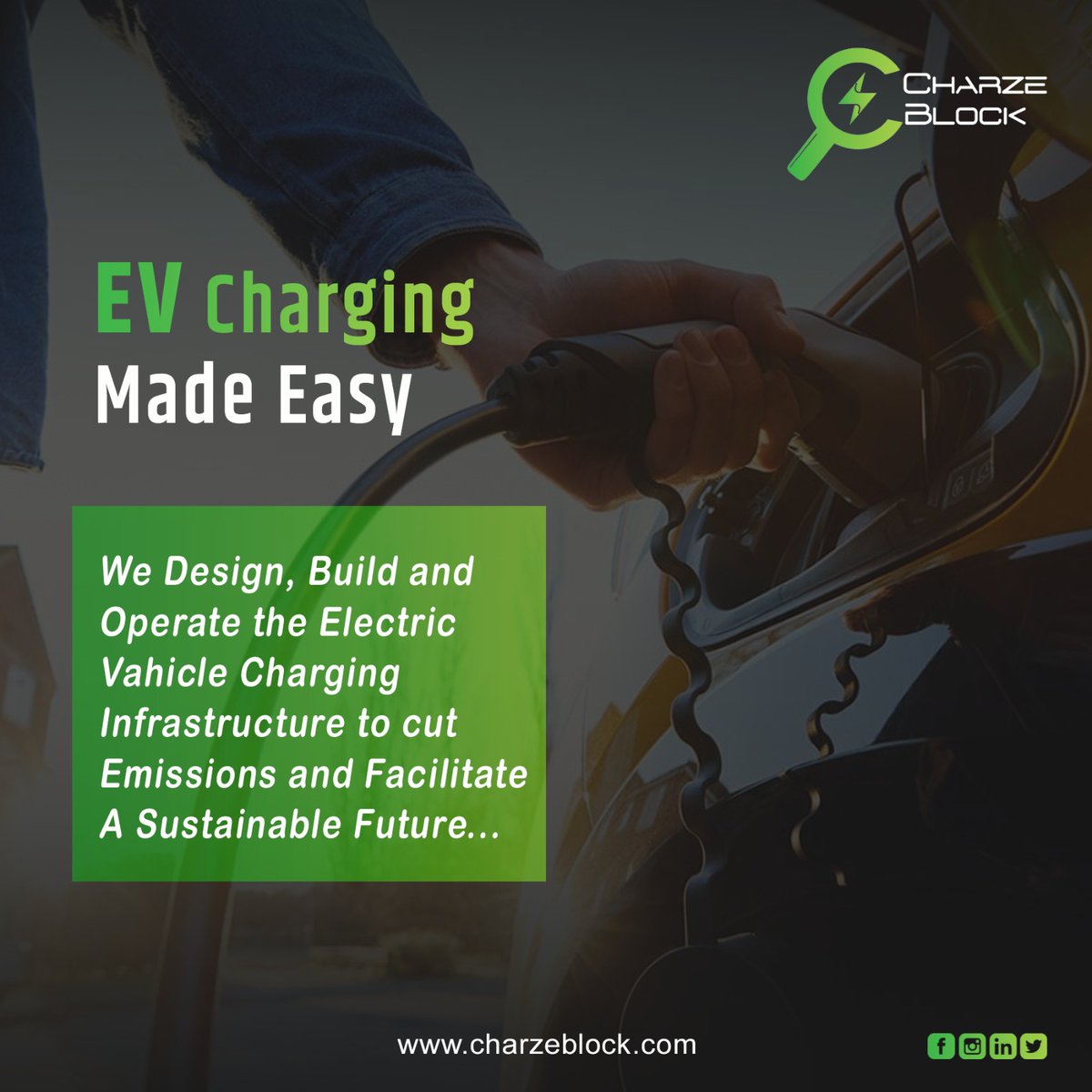CharzeBlock's tweet photo. Empowering a Greener Tomorrow! 🌿⚡                                                           From design and construction to seamless operation, we're paving the way for a #sustainablefuture with #reducedemissions. 🚗🌎#EVCharging #GreenFuture #SmartTravel https://t.co/QV9dWxH6or