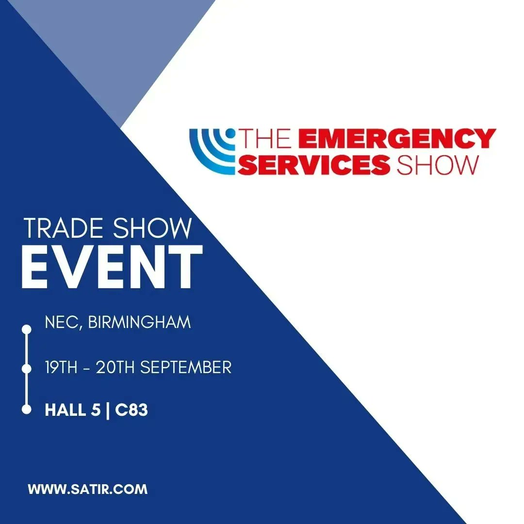 SatirEurope's tweet image. Don't miss out on the chance to visit us at the @emergencyukshow on 19-20 September at the NEC in Birmingham. We're have FREE VIP tickets, contact us at marketing@satir.com to secure your spot. See you there! #NECBirmingham #VIPtickets #FirstResponders #EmergencyServices  🚑🚒🚓