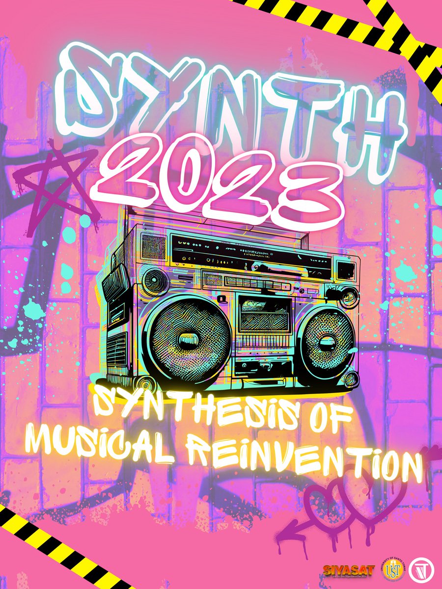 USTSHSVirtuoso's tweet photo. ⚠️ Thomasians! ⚠️

The start of a new era has finally come, as the UST SHS Virtuoso unveils "SYNTH 2023: Synthesis of Musical Reinvention." 🤟

Join us as we reinvent music, create a new soundtrack, and dance all night to an unforgettable record-breaking musical party! 💫 https://t.co/uLNC1msHs6