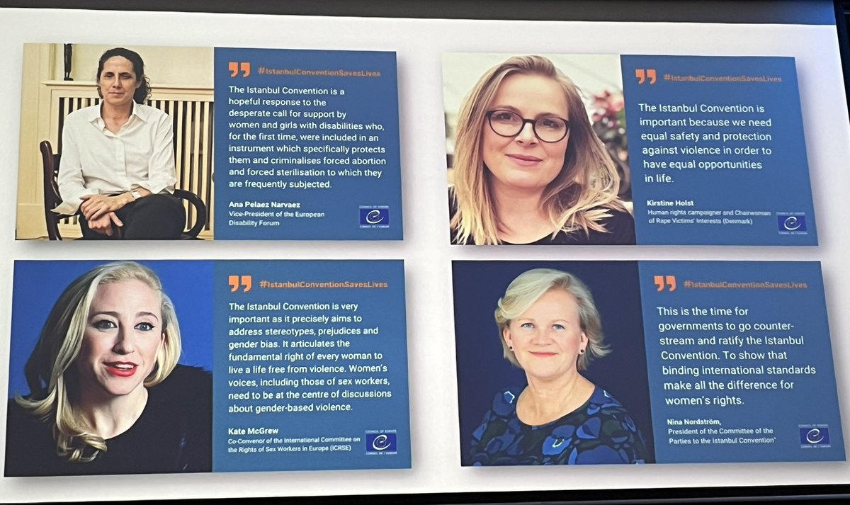 #IstanbulConvention given due importance in the improvement of legal and policy framework and response on #VAW and #DV in Europe .