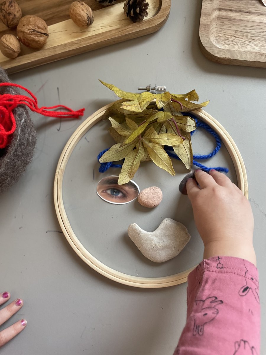 CISDK's tweet photo. Who are we? What makes us unique? 
Self-exploration in #reggioemiliainspired Copenhagen International School Early Years. Our young learners are using lose parts to create self portraits.

#cisearlyyears #reggioemilia #earlyyearseducation https://t.co/VIGfuIRDv1