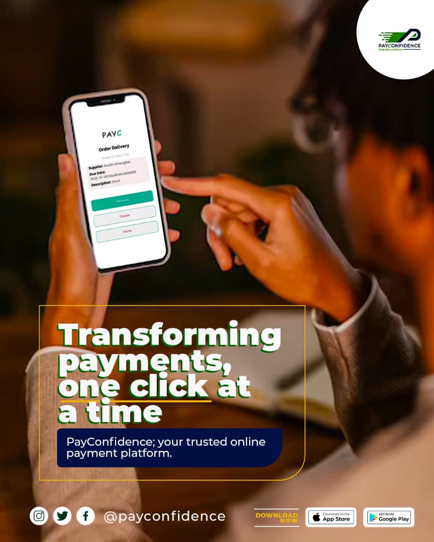 payconfidence's tweet image. Unlock a new era of assurance in digital transactions with PayConfidence.
Empowering users with a user-friendly interface and cutting-edge security measures, we redefine how you pay online.
#DigitalTransactions #CuttingEdgeSecurity #SecureTransactions #NewEraOfPayments #PAYC