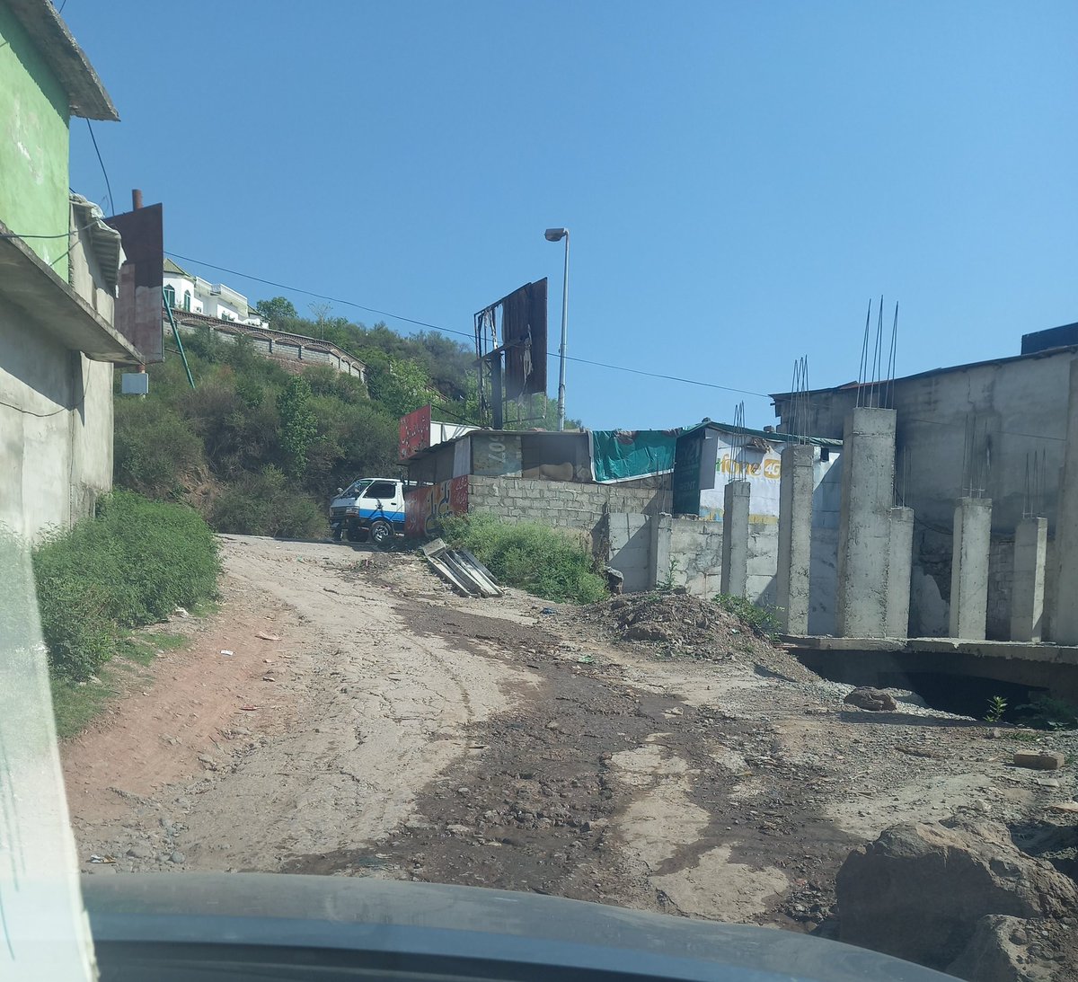 alikhansays_'s tweet photo. @aneelsaeed @dcislamabad @CDAthecapital Urgent repair of this old angori road (110 bys stop) in 17 meel is required. Inconvenience is faced by daily commuters. Proper asphalt road seems to be the only viable solution... Please look into this and resolve. Exact location attached. https://t.co/t6bpv7Ph4g