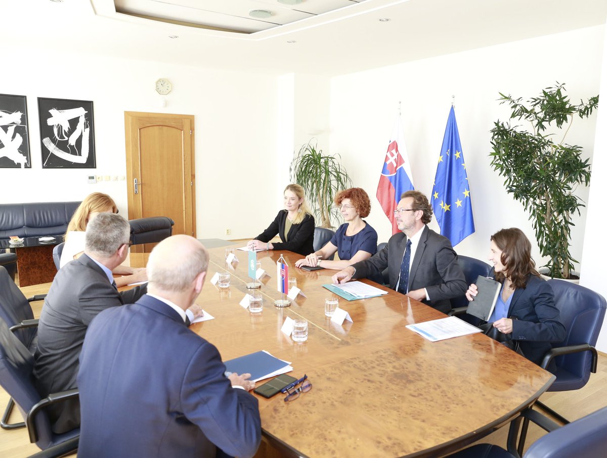 Today, meeting Octavian Bivol, UNICEF’s DRD, I highly appreciate the dedicated work od UNICEF in 🇺🇦 and in 🇸🇰. We must do our utmost for the children worldwide to establish strong foundations upon which they can build their peaceful future <a href="/UNICEF/">UNICEF</a>