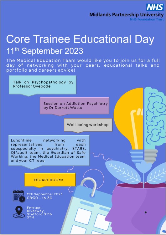 MPFTMedED's tweet photo. And . . . we're off!  There's an action-packed day ahead for our #CoreTrainees in #Psychiatry who are coming together from across the County to connect, network and learn together. 
#MPFT #medicaleducation @MPFTResearch @MedDirMPFT https://t.co/NoqHRuM7Sb