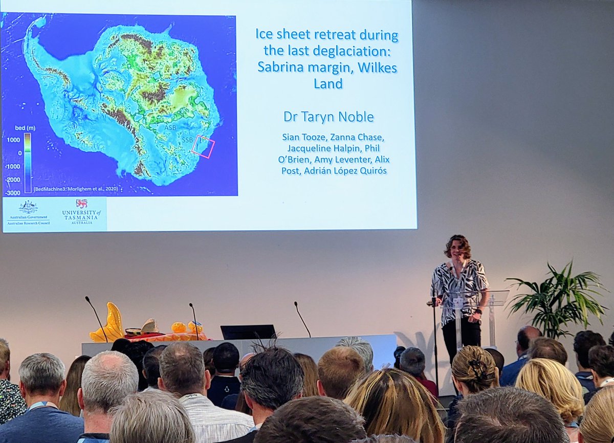 SarahKachovich's tweet photo. It's not all about the vulnerable West Antarctic Ice sheet!
🇦🇶 Taryn Noble takes us to east Antarctica to report on the latest sediment archives from the Sabrina margin ice sheet, which warn us about its closely coupled response with global climate change https://t.co/jUlMF2C6xw
