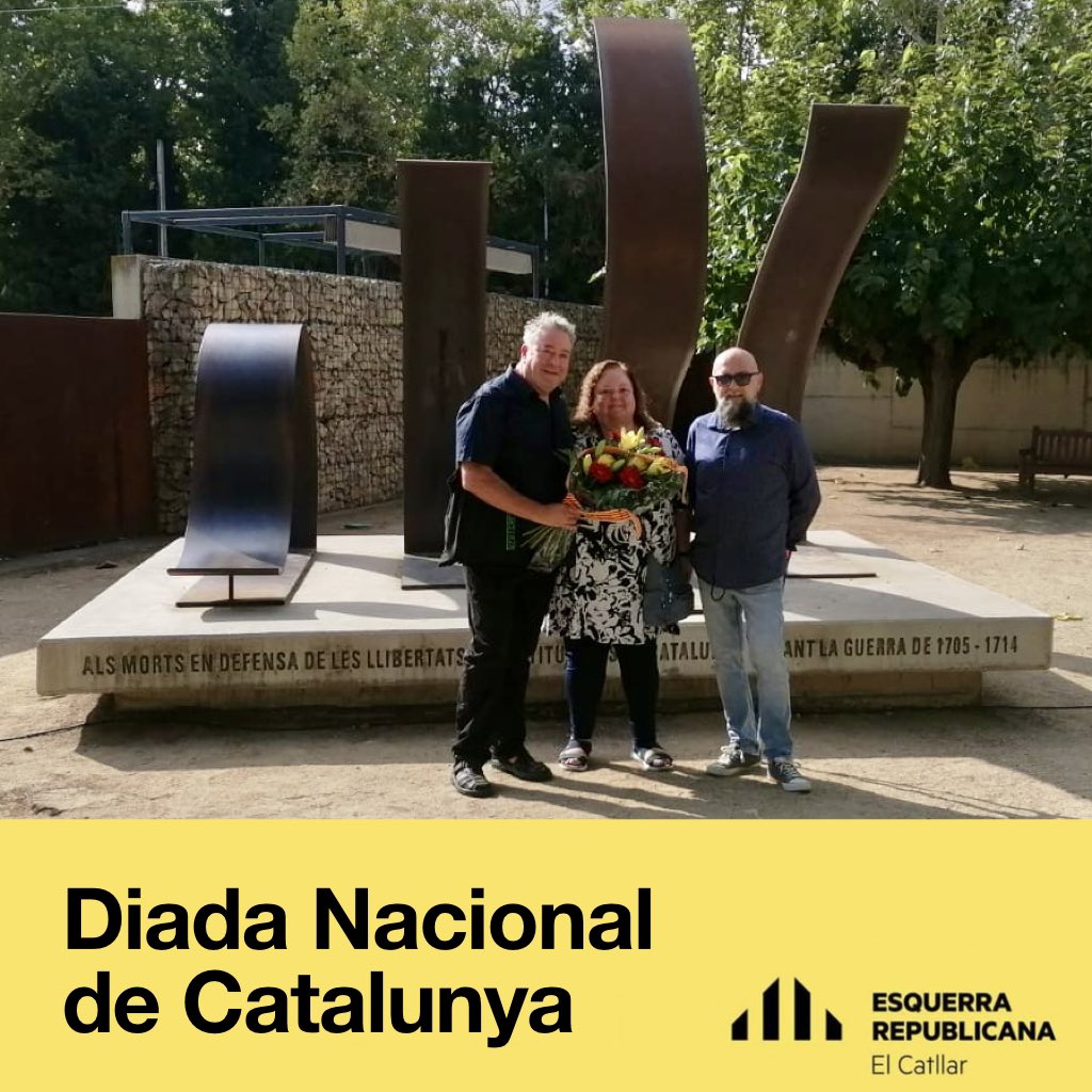 ERCElCatllar's tweet photo. Ofrena floral en conmemoració dels fets de l’11 de Setembre de 1714.
Visca Catalunya Lliure!!!
#Diada2023 https://t.co/bX4cHH3giU