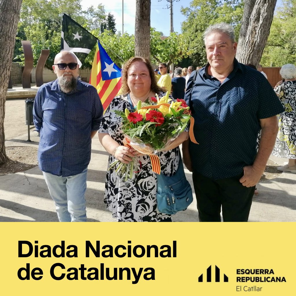 ERCElCatllar's tweet photo. Ofrena floral en conmemoració dels fets de l’11 de Setembre de 1714.
Visca Catalunya Lliure!!!
#Diada2023 https://t.co/bX4cHH3giU