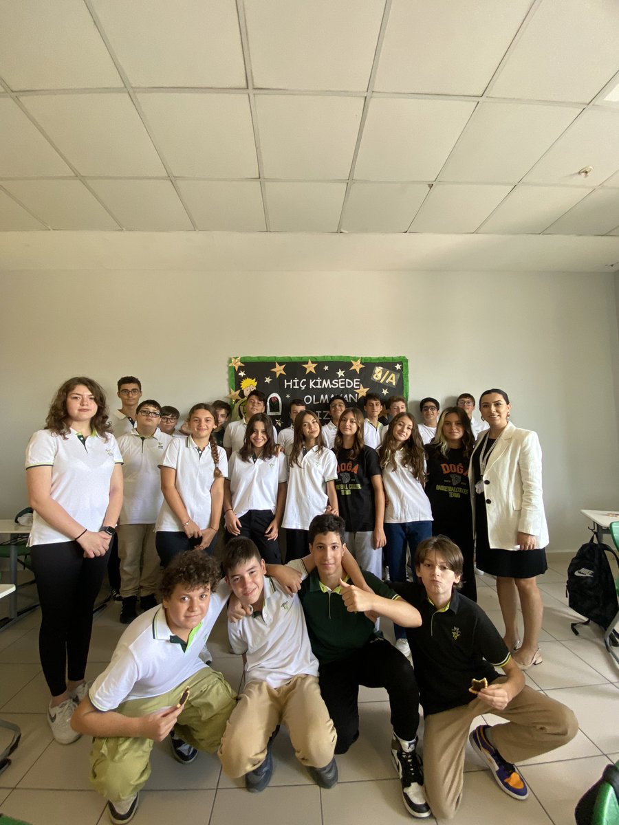 Doğa Koleji Haliç Kampüsü 8A sınıfı 2023/2024 eğitim öğretime hazırdır.🌟🌸
<a href="/DogaHalic/">Doğa Koleji Haliç Kampüsü</a> <a href="/keziban_senel/">Keziban Şenel</a> <a href="/HulyaOzdogru/">hülya özdoğru</a> <a href="/DogaOkullari/">Doğa Koleji</a>