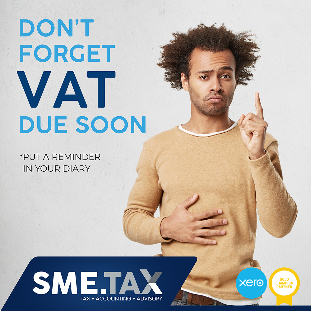 sme_tax's tweet photo. #VAT payments for the JUL/AUG PERIOD are due at the end of this month. Donโt know what to do? Itโs our job to make your life easier; we will handle it from R750.00 (Ex VAT). Contact us to get it done swiftly > https://t.co/jHzBqeteK7
#RWC #Bokkies #Strongertogether https://t.co/oGU9MCy1LU