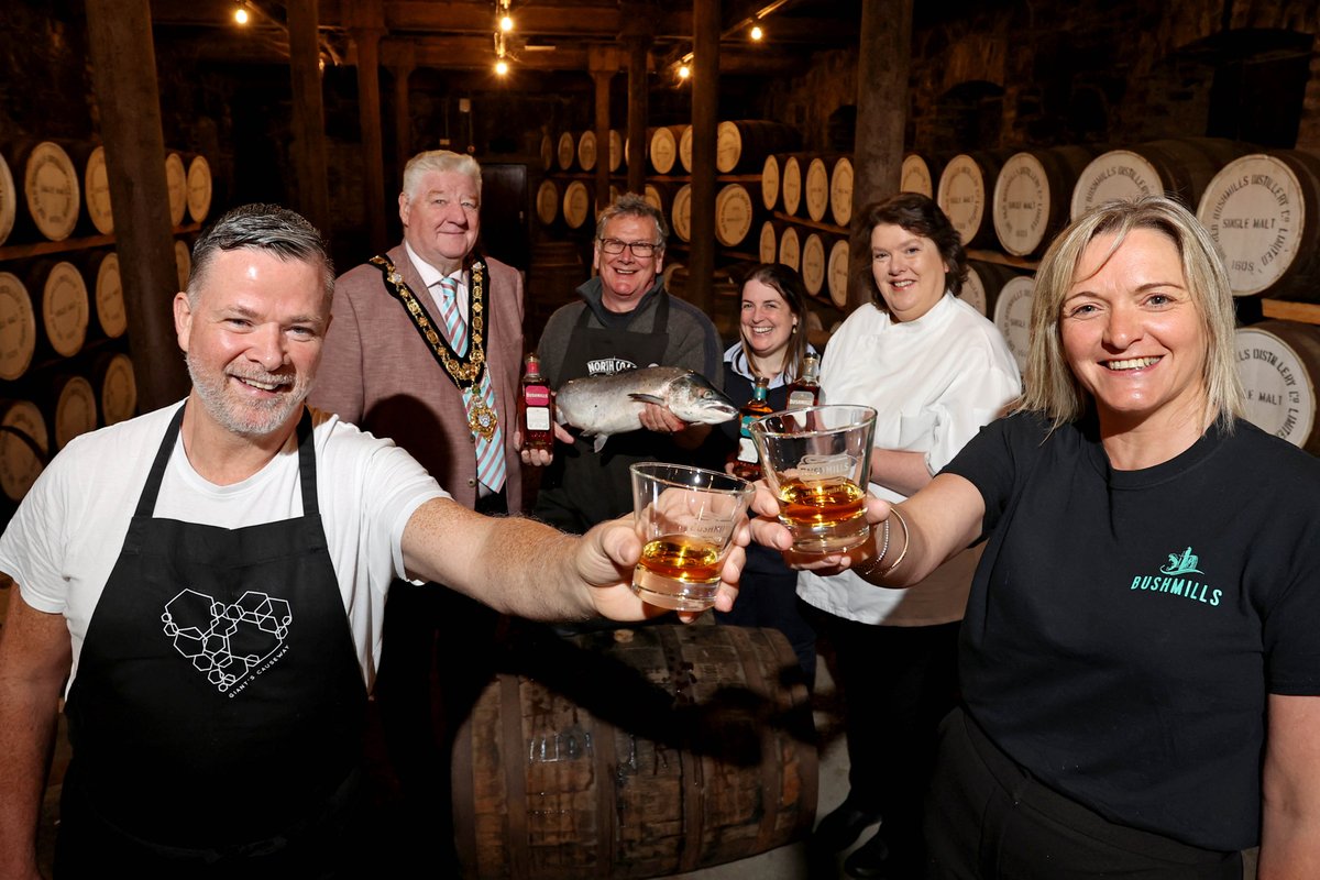 Save the dates 6th to the 8th October! Bushmills Salmon &amp; Whiskey Festival returns for a celebration of local food, drink and heritage. More at👉 bit.ly/3Le3gW0

Full program coming soon.

#visitcauseway #oldbushmillsdistillery #whiskeyfestival #foodfestival #discoverni