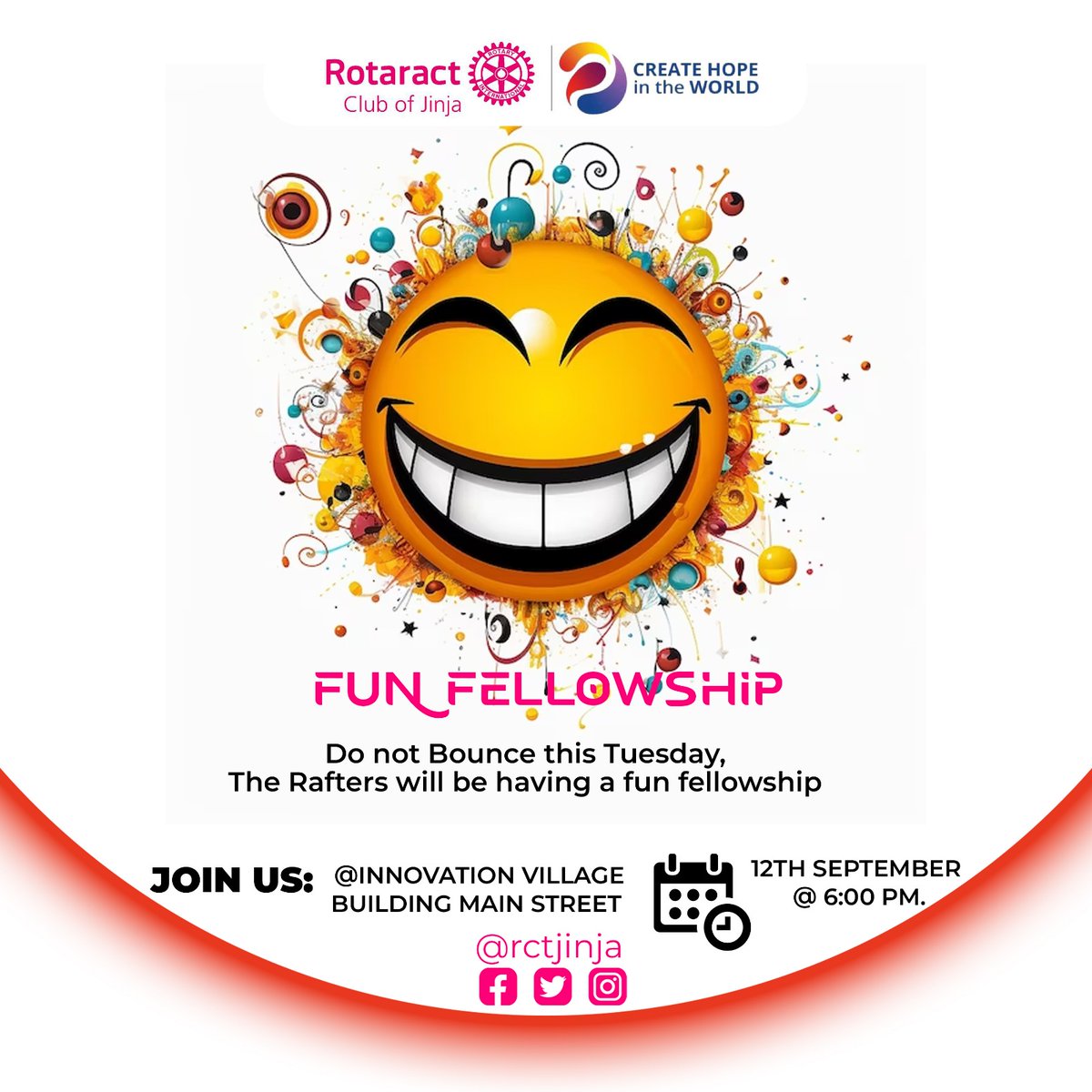 It's time fun 😊 don't miss out tomorrow's fellowship 12/09/2023 @TheVillageUG Jinja.
