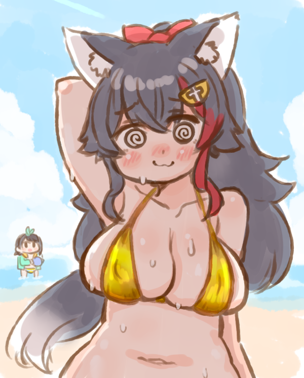#夏が終わりそうだし今年描いた水着絵を貼ろう