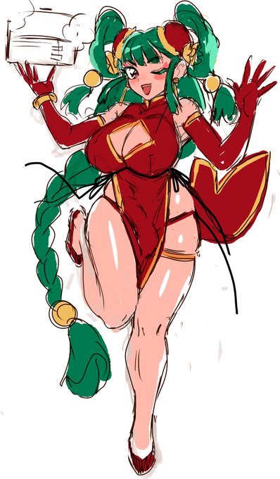 私好みの大豊娘(偽)娘を描いていく… 