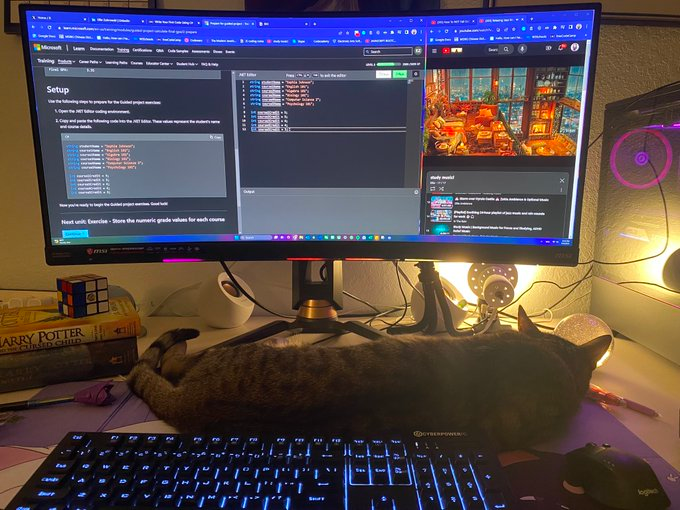 realistic computer desk setups📸 tweet media