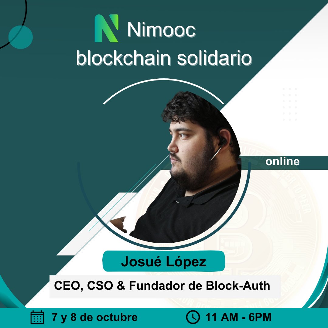 ¡JOSUÉ LÓPEZ! <a href="/JlopezSec/">JlopezSec</a>

Speaker CONFIRMADO ✨

Cuenta con una gran experiencia en ciberseguridad lo que le ha permitido desarrollar habilidades únicas en este campo. Es CEO de Block-Auth, un sistema de autenticación basado en blockchain con diferentes capas de seguridad.